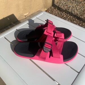 Chaco pink slip on summer shoes size 10